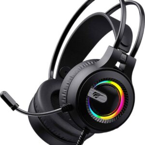 Havit H2040d Ausinės be mikrofono ir ausinės su mikrofonu Laisvų rankų įranga Vielinis Su lankeliu Žaidimams Juoda - Image 2