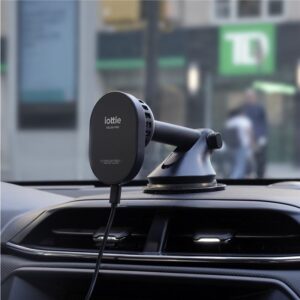 iOttie Velox Pro MagSafe Magnetic Wireless CryoFlow Cooling Dash & Windshield Car Mount - Image 5