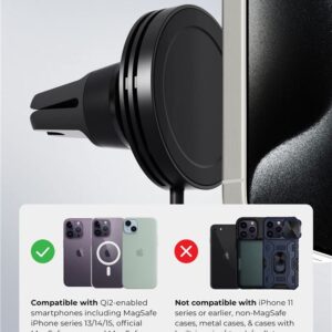 iOttie Velox MagSafe Qi2 Wireless Air Vent Mount - Image 3