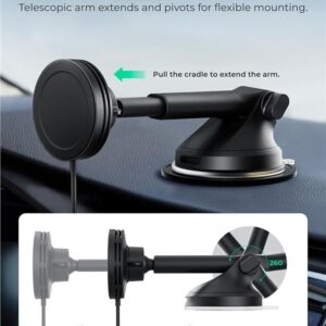iOttie Velox MagSafe Qi2 Wireless Dash & Windshield Mount - Image 6