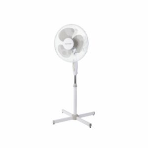 VOLTENO GRINDINIS VENTILIATORIUS BALTAS + NUOTOLINIO VALDYMO PULTAS 40cm KRYŽMINIS PAGRINDAS