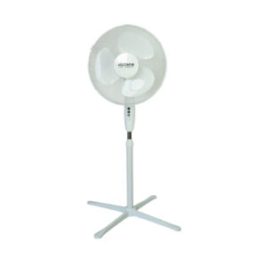 VOLTENO GRINDINIS VENTILIATORIUS BALTAS 40cm KRYŽMINIS PAGRINDAS
