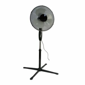 VOLTENO GRINDINIS VENTILIATORIUS JUODAS 40cm KRYŽMINIS PAGRINDAS