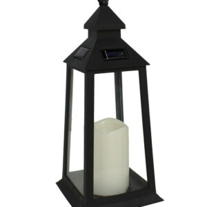 VOLTENO SAULĖS ENERGIJOS ŠVIESTUVAS KAPŲ ŽVAKĖ CHAPEL JUODAS