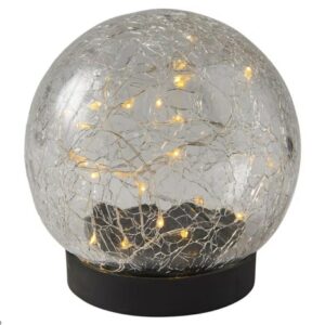 VOLTENO SAULĖS ENERGIJOS ŠVIESTUVAS PLASTIKINIS RUTULYS 10cm SOLE