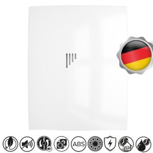 Vonios kambario ventiliatorius Vlano WING 125 TH (su laikmačiu ir drėgmės jutikliu) 125 mm