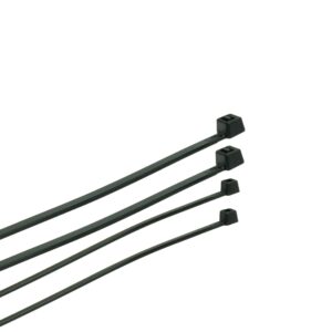 PLASTROL PLASTIKINIS DIRŽELIS JUODAS 3,6 x 350mm 100vnt.