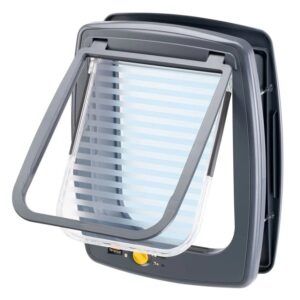 FERPLAST Swing 11 grey - šuo ir katė durys - 31 x 9,6 x 38,4 cm - Image 2