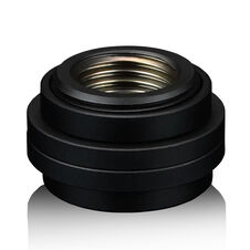 Thermal Grizzly DeltaMate Pass-Through Fitting, G1/4” thread – black chrome-plated