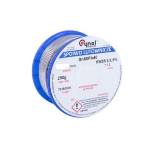 LITUOTI SKIRTAS LYDYTINIS RITĖJE 1.0mm 250g Sn60Pb40