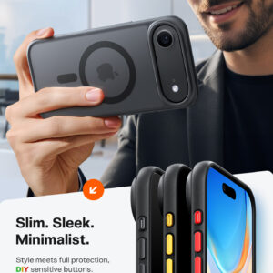 Torras Guardian Magnetic, juodos spalvos - Apple iPhone 17 Air - Image 4