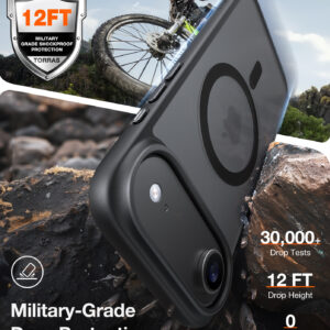 Torras Guardian Magnetic, juodos spalvos - Apple iPhone 17 Air - Image 6