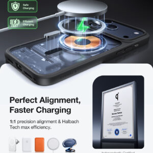 Torras Guardian Magnetic, juodos spalvos - Apple iPhone 17 Pro - Image 2