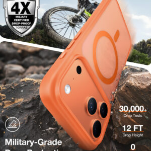 Torras Guardian Magnetic, energy oranžinės spalvos - Apple iPhone 17 Pro - Image 7