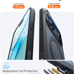 Torras Ostand Q3 Spin, juodos spalvos - Apple iPhone 17 Pro - Image 7