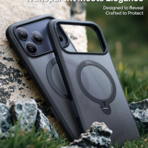 Torras Ostand Q3 Spin, juodos spalvos - Apple iPhone 17 Pro - Image 8