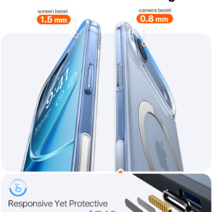 Torras Ostand Q3 Spin, skaidrus - Apple iPhone 17 Air - Image 7