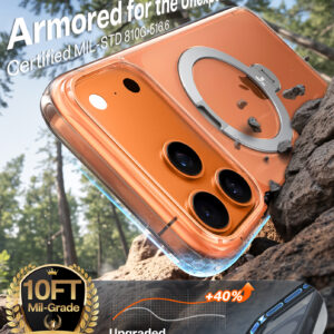 Torras Ostand Q3 Spin, skaidrus - Apple iPhone 17 Pro Max - Image 7