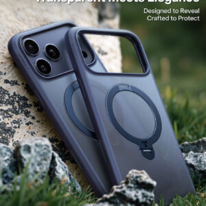 Torras Ostand Q3 Spin, midnight blue - Apple iPhone 17 Pro - Image 8