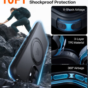 Torras Ostand Pro, juodos spalvos - Apple iPhone 17 - Image 2