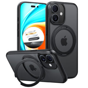 Torras Ostand Pro, juodos spalvos - Apple iPhone 17 - Image 4