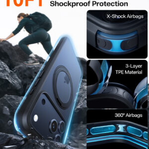 Torras Ostand Pro, juodos spalvos - Apple iPhone 17 Pro - Image 5