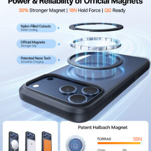 Torras Ostand Pro, juodos spalvos - Apple iPhone 17 Pro - Image 8