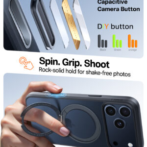 Torras Ostand Pro, juodos spalvos - Apple iPhone 17 Pro Max - Image 6