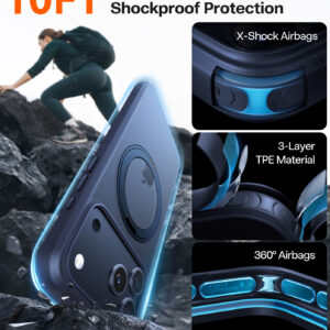 Torras Ostand Pro, midnight blue - Apple iPhone 17 Pro - Image 2