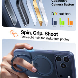 Torras Ostand Pro, midnight blue - Apple iPhone 17 Pro - Image 5