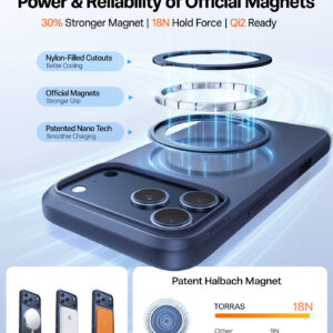 Torras Ostand Pro, midnight blue - Apple iPhone 17 Pro - Image 6