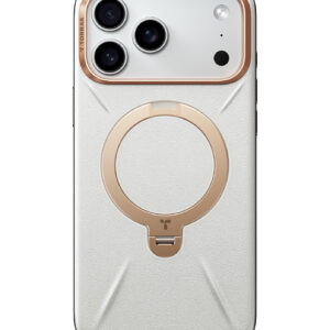 Torras Ostand Q3 Vegskin, pearl gray - Apple iPhone 17 Pro Max - Image 4