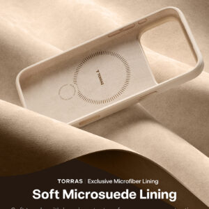 Torras Ostand Q3 Silicone, dessert gold - Apple iPhone 17 Pro - Image 7