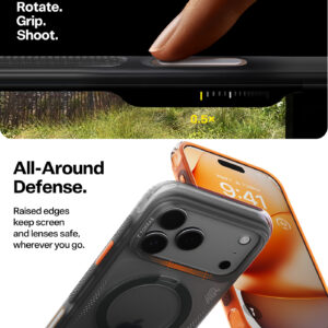 Torras Ostand Q3 Air, shadow juodos spalvos - Apple iPhone 17 Pro - Image 11