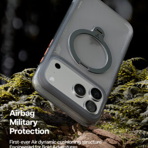 Torras Ostand Q3 Air, shadow juodos spalvos - Apple iPhone 17 Pro - Image 7