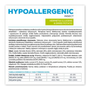 VETEXPERT Veterinary Diet Hypoallergenic Insect – šlapias šunų pašaras – 375g - Image 2