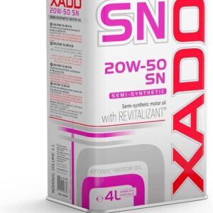 Variklio alyva XADO Atomic Oil 20W-50 SN, 4L