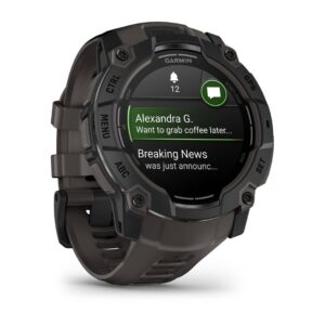 Garmin Instinct 3 AMOLED 3,3 cm (1.3") 50 mm Skaitmeninis 416 x 416 pikseliai Lietimui jautrus ekranas Juoda GPS (palydovinis) - Image 2