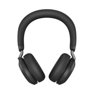Jabra Evolve2 75 Laisvų rankų įranga Vielinis ir Bevielis Su lankeliu Biuras / skambučių centras C tipo USB Bluetooth Juoda