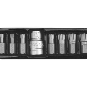 YATO RIBE antgalių rinkinys 8 vnt. 0418 M5-M14 + ADAPTERIS.
