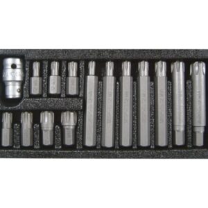 YATO RIBE antgalių rinkinys 15 vnt. 0419