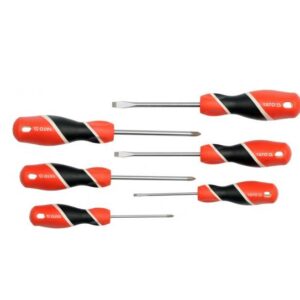 YATO ATSUKTUVŲ RINKINYS 6 vnt. 25965 S2 58 HRC, PLOKŠČIŲ / KRYŽMINIŲ