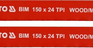 YATO PJŪKLELIS BIM 150mm 24TPI 2vnt.
