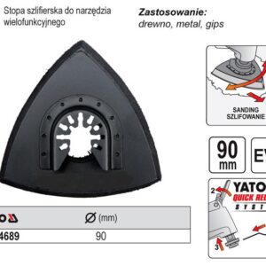 YATO MT ŠLIFAVIMO PADAS DAUGIAFUNKCINIAM ĮRANKIUI 34689