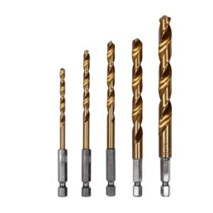 YATO METALO GRĄŽTŲ RINKINYS HSS-TiN 5vnt. HEX 4-10mm