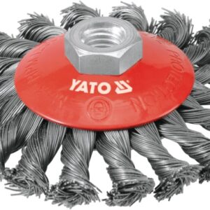 YATO KŪGINIS ŠEPETYS M14 100mm SUSUKTAS