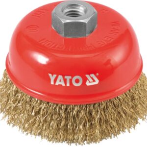 YATO ŠEPETYS DISKINIS M14 100mm ŽALVARINIS