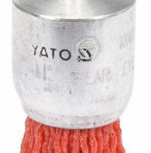 YATO ŠEPETYS DISKINIS SU KOTELIU 25mm NAILONINIS