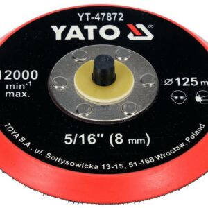 YATO POLIRAVIMO DISKAS / PADAS SU KIBUKU 125mm 5/16" - Image 1