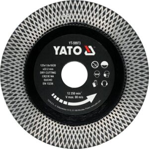 YATO DEIMANTINIS DISKAS KERAMIKAI 125mm
